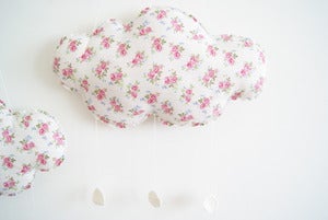 Image of Grand Mobile "OH Nuage" Aglaé petites fleurs