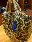 Image of Stuart Weitzman Leopard Print Tote