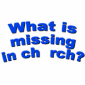 Image of what's missing tee