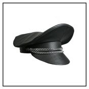 Image of Biker Hat In Leather (JL0362)