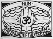 Image of 'Aum' Lino Print
