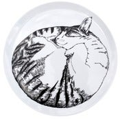 Image of Sleeping Cat plate