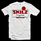 Image of Skillz on White Tee 