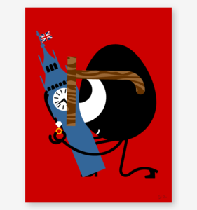 Image of 'London, I Love You' Print
