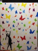 Image of Chasing butteflies - white