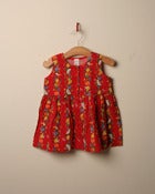 Image of c. 1980s fruit print dress