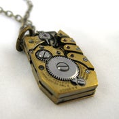 Image of "Wound Up" Rectangular Necklace by Depths of the Never Never