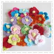 Image of Mini Crochet Flowers - 30 pack