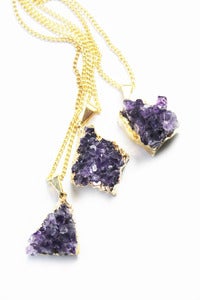 Image of Miniature GLORIOUS Amethyst pendant