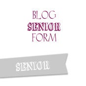 Image of Senior Blog Form