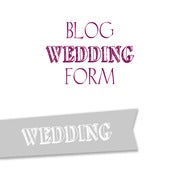 Image of Wedding Blog Form