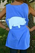 Image of Comfort Colors Blue Big Pig Tank