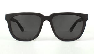 Bonnie / Clyde Matte Black Acetate Handmade in California by Capital Eyewear
