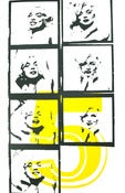 Image of Marilyn 5 XL yellow 100 x 70 cm Pop Surrealism Lowbrow Pop Art Icon Celebrity 