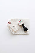 Image of PERSONALIZED VINTAGE 2 INITIALS HAND STAMP W/HANDLE