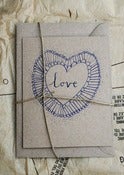 Image of Heart Lace Card