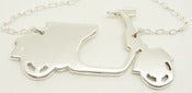 Image of Scooter Vespa Pendant Necklace