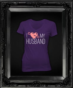 Image of I Love My Husband  || Purple