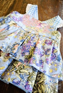 Image of Blue Glitter Fairy Ruffle Tunic