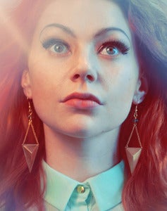 Image of Thebes - Oversized Triangle Earrings