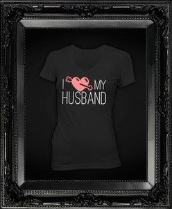 Image of I Love My Husband || Black