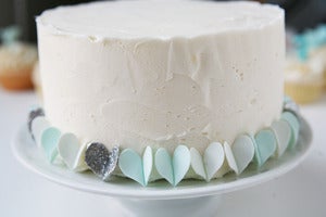 Image of Gum Paste Hearts - Cool Colors