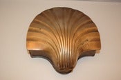 Image of Large Lidded Brass Clamshell