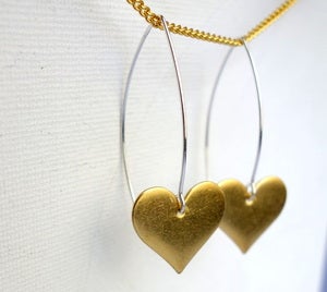 Image of Single Heart Dangles