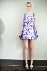 Image of Blue Floral Dress