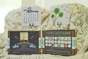 Image of 2013 Letterpress Coaster Calendar