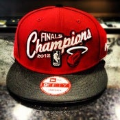 Image of New Era Miami Heat Finals Champs Snap-Back