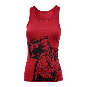 Image of Women's Ben Jammin' Tank Top (Red)