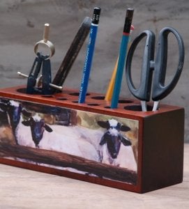 Image of 'Split Rail' Desk Caddy