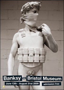 Image of Banksy Vs. British Museum David Poster - Slight Tear