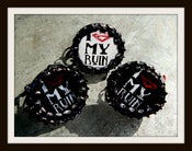 Image of I Heart My Ruin Rhinestone Ring~!