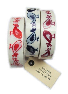 Image of bertie bird sticky tape
