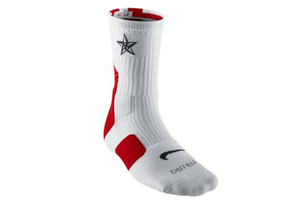 Image of Nike Elite 2.0 (USA) "OLYMPIC" Crew Basketball Socks - Red