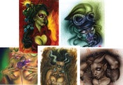 Image of "Blood Puddin Snack Pack" Set of 5 Posters