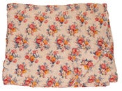 Image of French Provencal Throw- Cream & Orange 