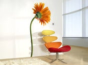Image of ARCHING DAISY WALL ART