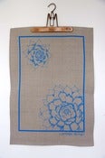 Image of Succulent Flower Tea Towel 