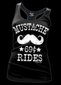 Image of Mustache Rides 69¢ Racer Tank Style # 3144
