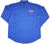 Image of 4X4 Adventures Work Shirt- Ocean Blue (limited stock)