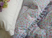 Image of Mitsy Ditsy Blue (Frilled or Piped Edged)