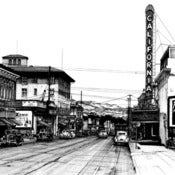 Image of CALIFORNIA THEATER - 16"x20" PRINT