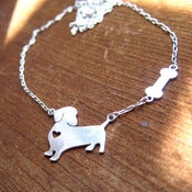 Image of My Little Dog with Big Heart - Handmade Sterling Silver Necklace