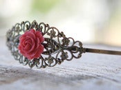 Image of Rose Filigree Headband - Antique Brass - Other Colors Available - ACC002
