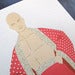 Image of 1533B - cool yul brynner letterpress holiday card - set of 6