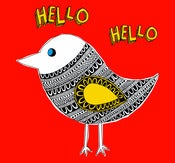Image of Hello Hello Print