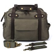 Image of So Young Mother Charlie Unisex Nappy Bag - Khaki Green